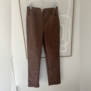 Aritzia Melina leather pants